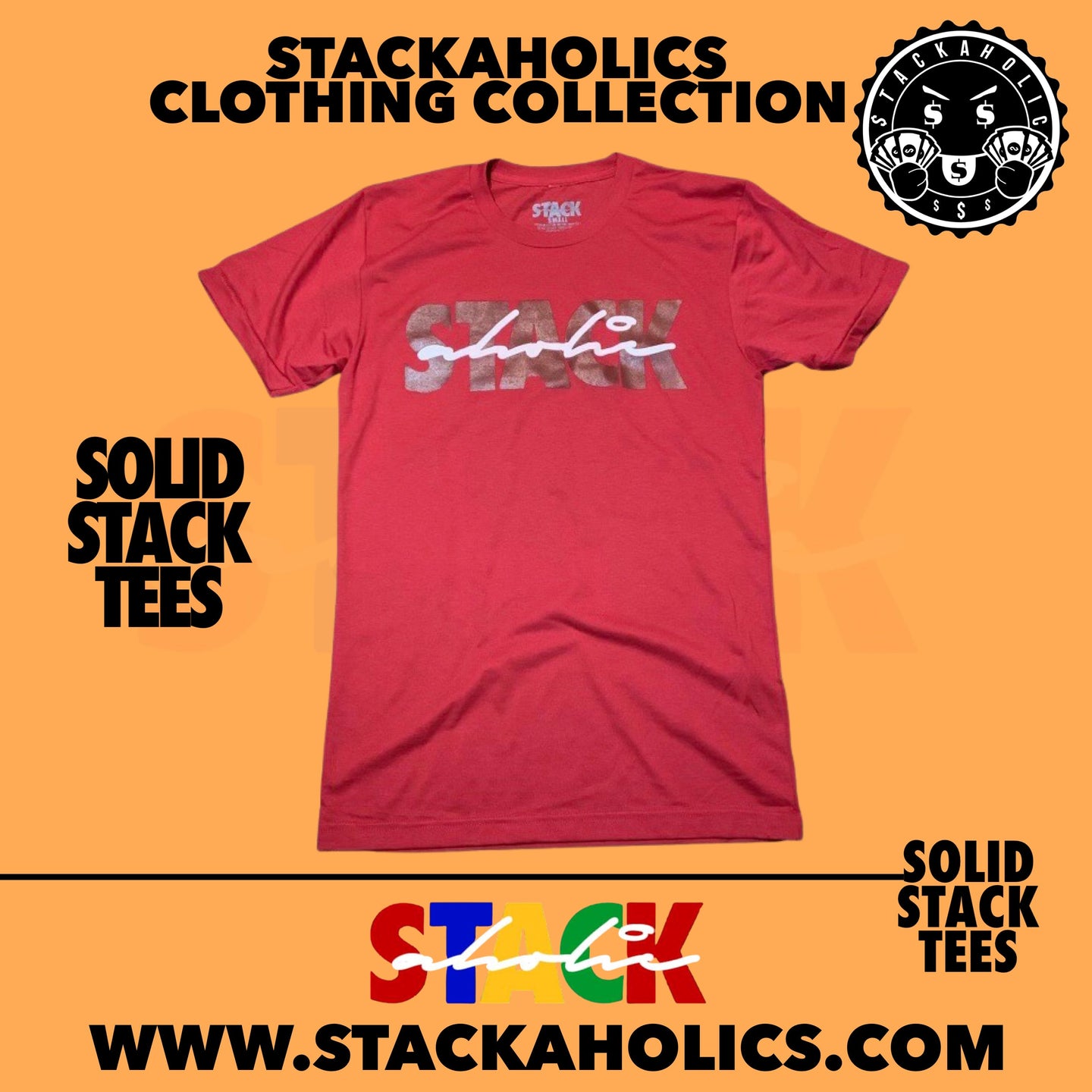 SOLID STACK TEES