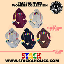 Load image into Gallery viewer, Women 3D Stackaholic Zip Ups
