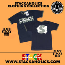 Load image into Gallery viewer, Black Stacky Tees
